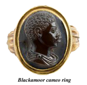 Blackamoor cameo ring